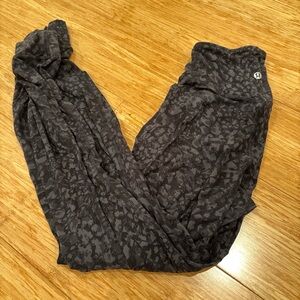 lululemon athletica Black Patterned Joggers